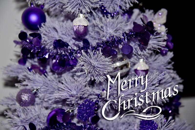 Purple Decorated Tree