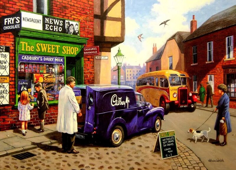 Purple Delivery Van