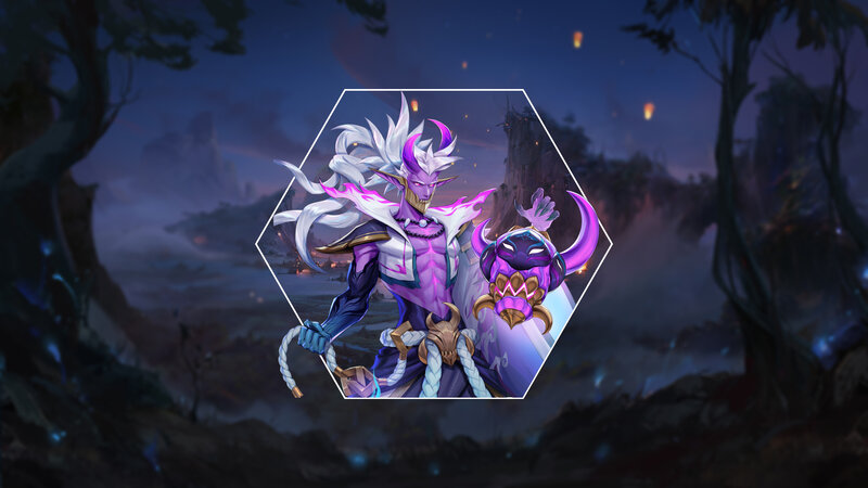 Purple Demon Character — Dark