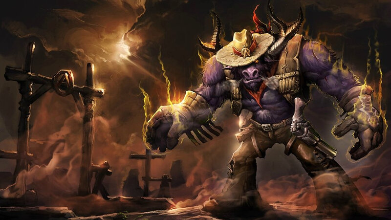 Purple Demon Cowboy