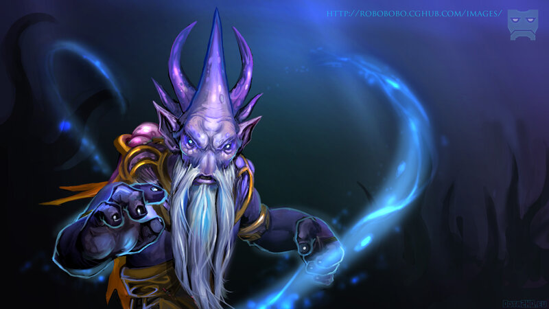 purple demon wizard