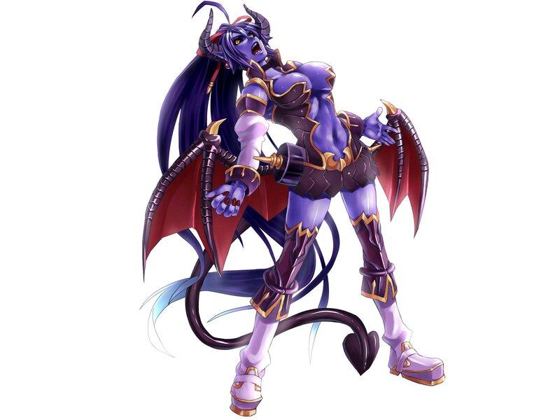 Purple Demon Woman