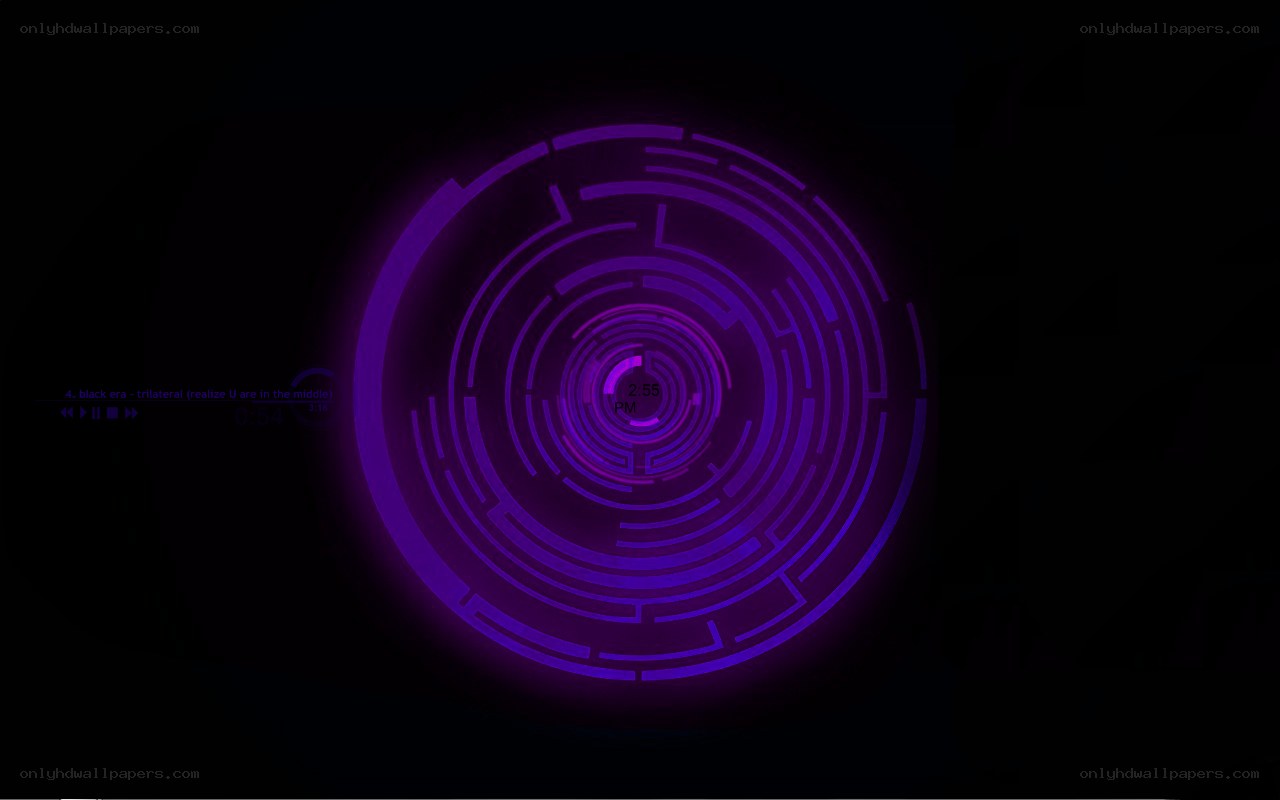 purple digital interface
