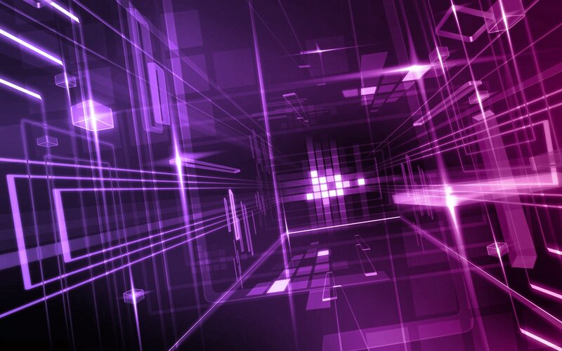 Purple Digital Tunnel