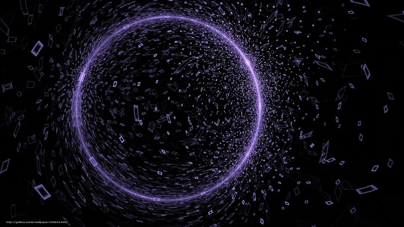 Purple digital vortex
