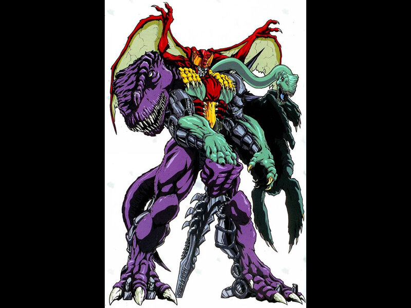 Purple Dinosaur Robot