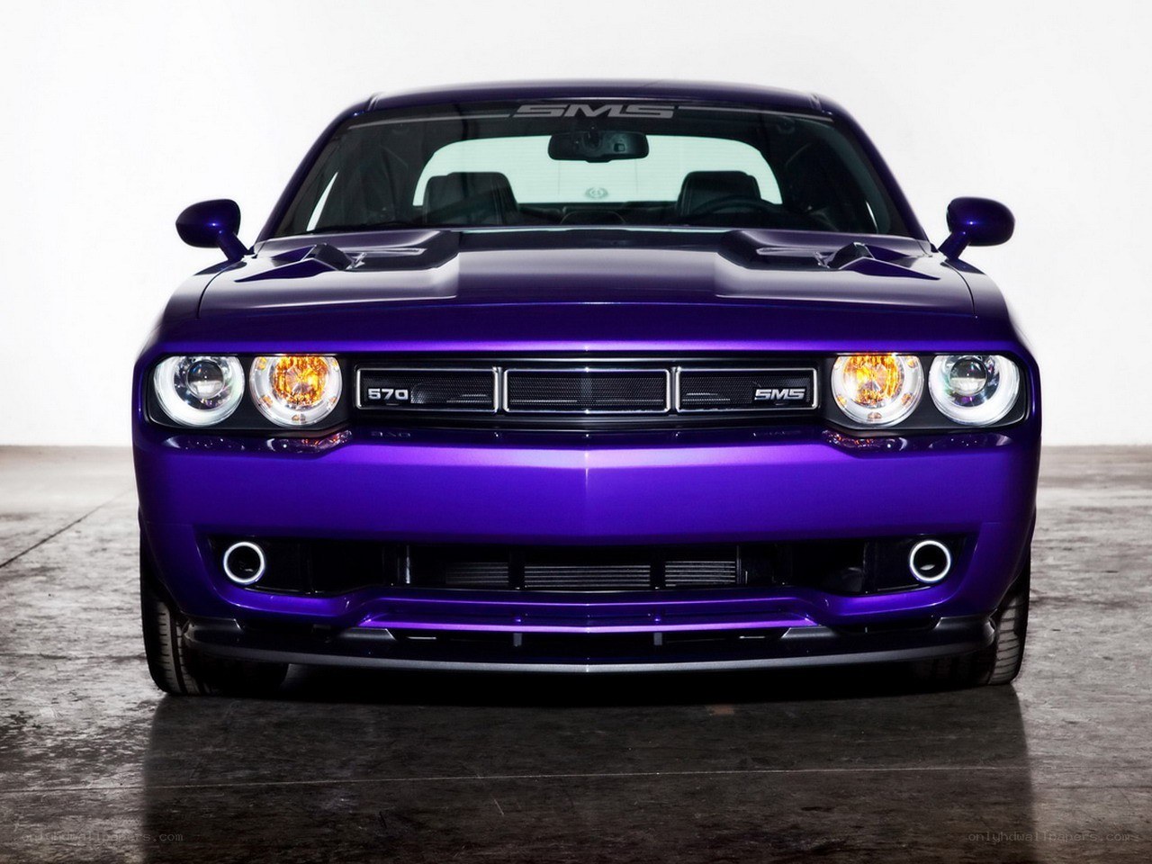 Purple Dodge Challenger