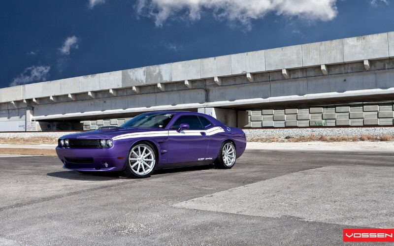 Purple Dodge Challenger
