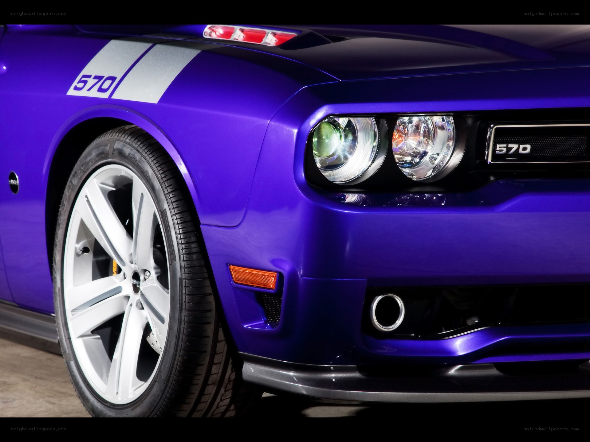 Purple Dodge Challenger 570