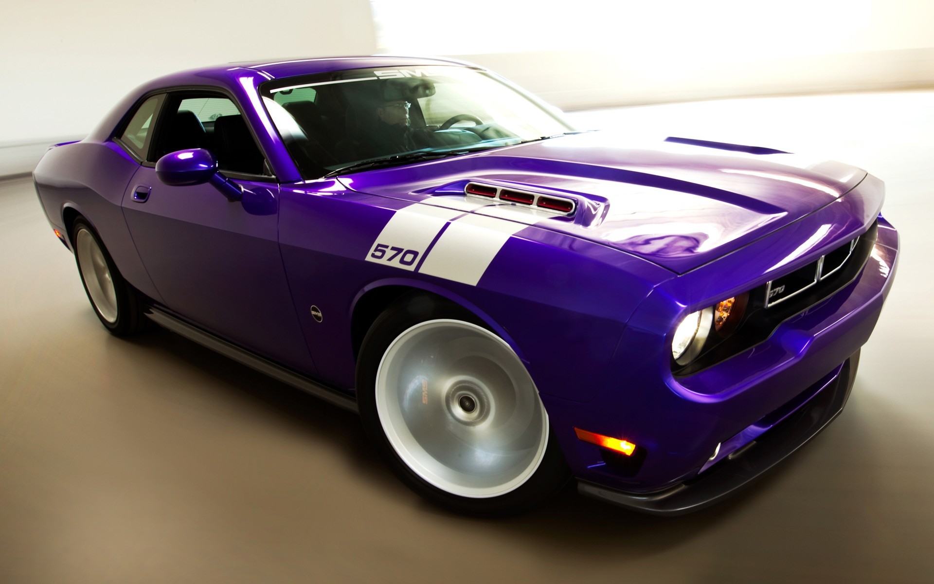 Purple Dodge Challenger 570
