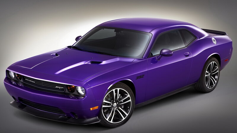 Purple Dodge Challenger — Dramatic, Photograph