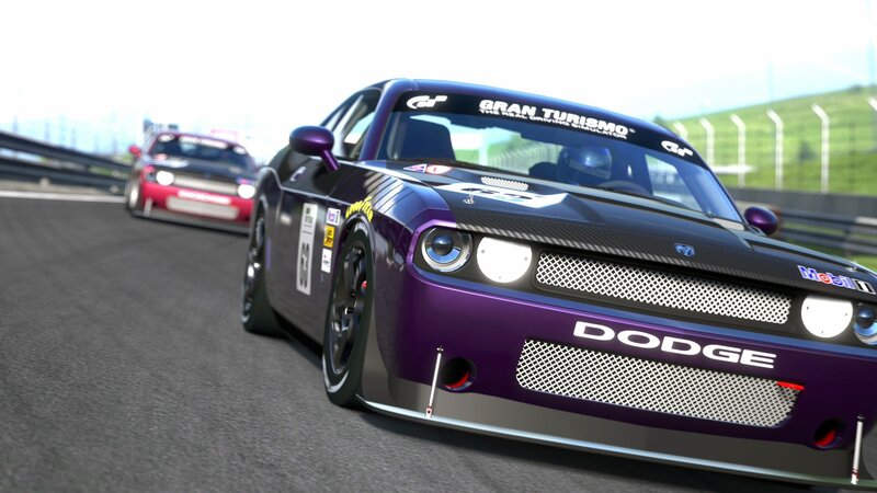 Purple Dodge in Gran Turismo