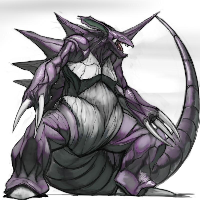 purple dragon creature