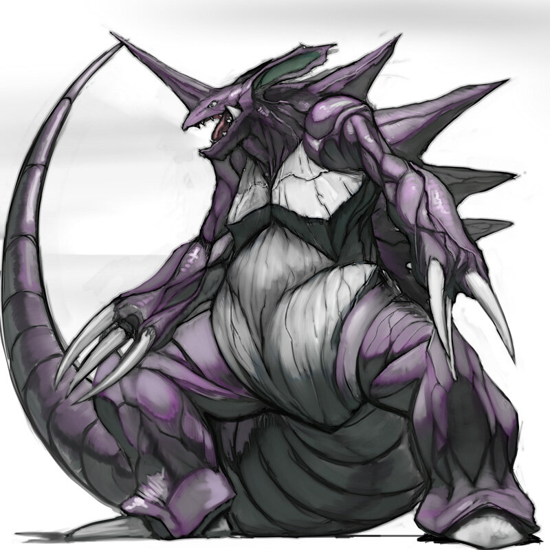 Purple Dragon Creature — Aggressive