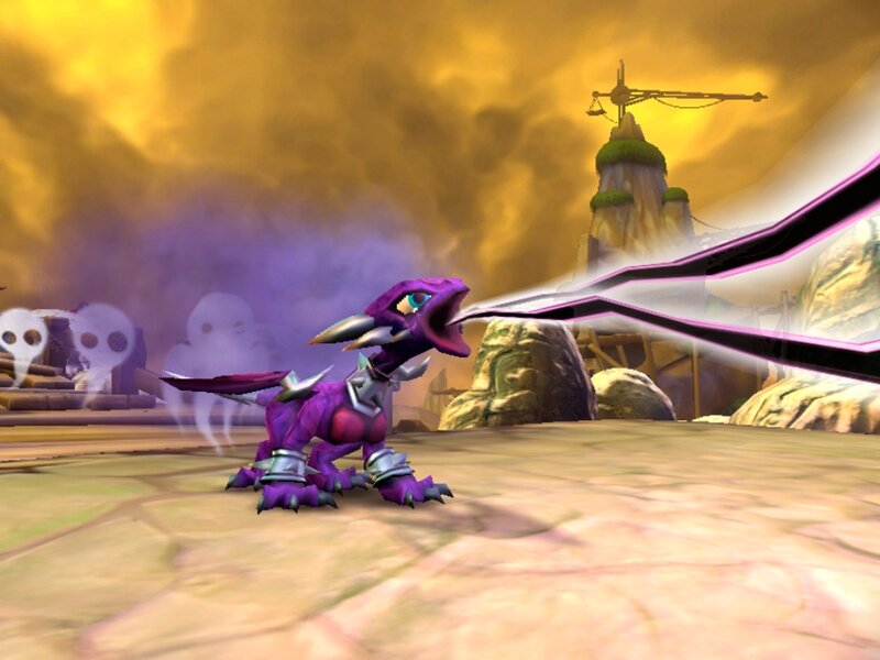 Purple Dragon Creature — Dramatic