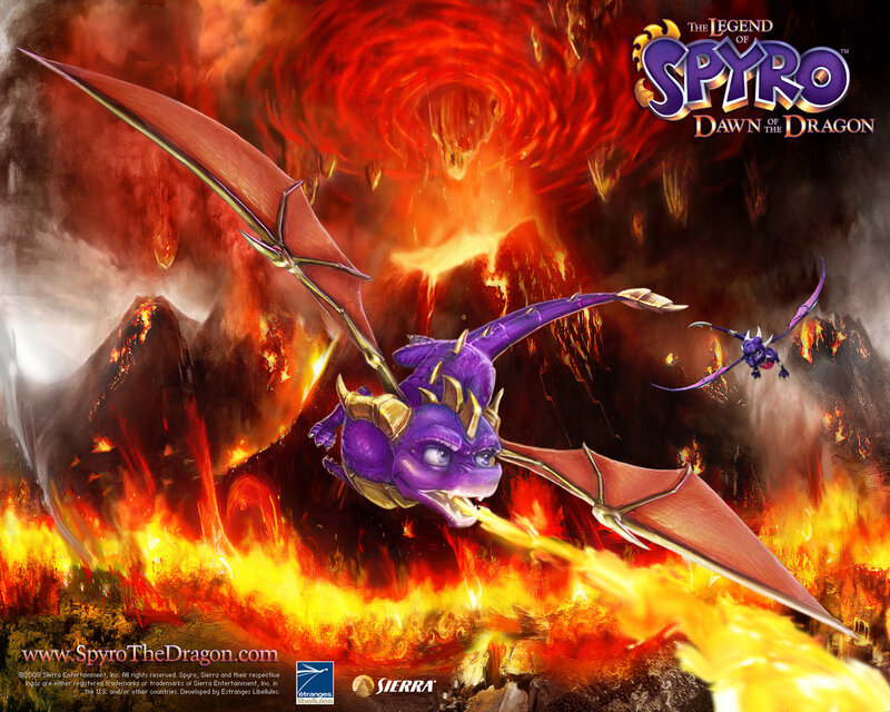 Purple Dragon Flying