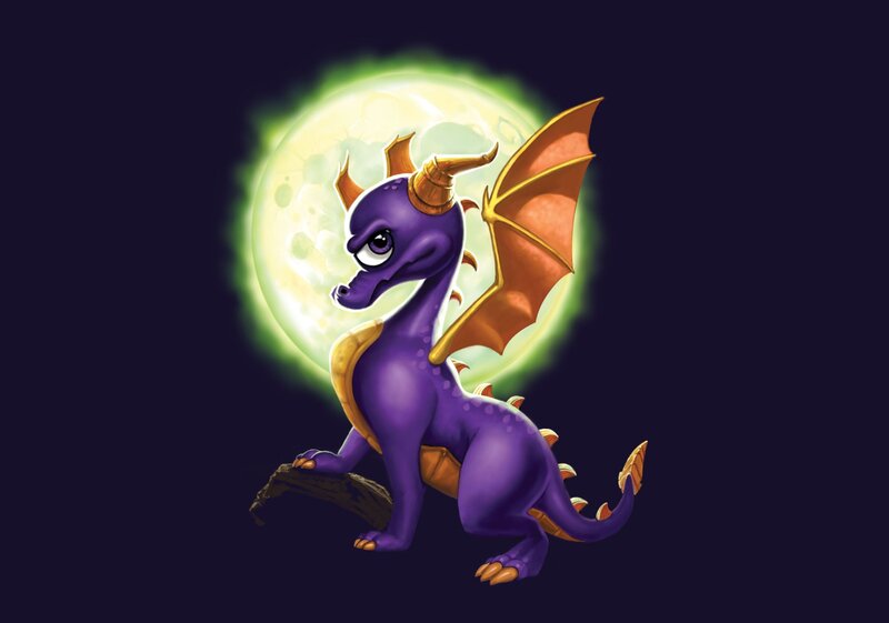 Purple Dragon on Branch