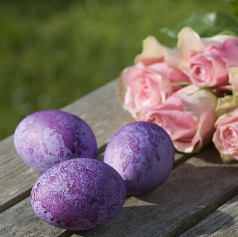 Purple-dyed Eggs