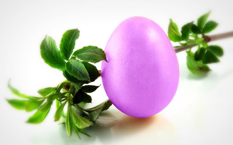 Purple Easter Egg