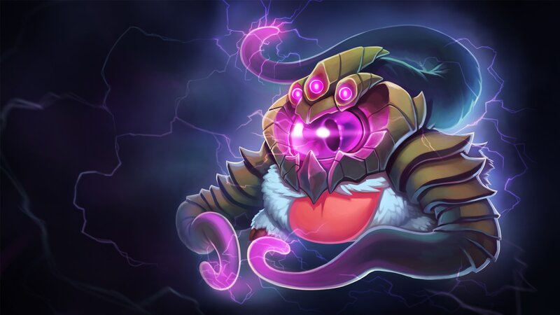 Purple Electric Creature
