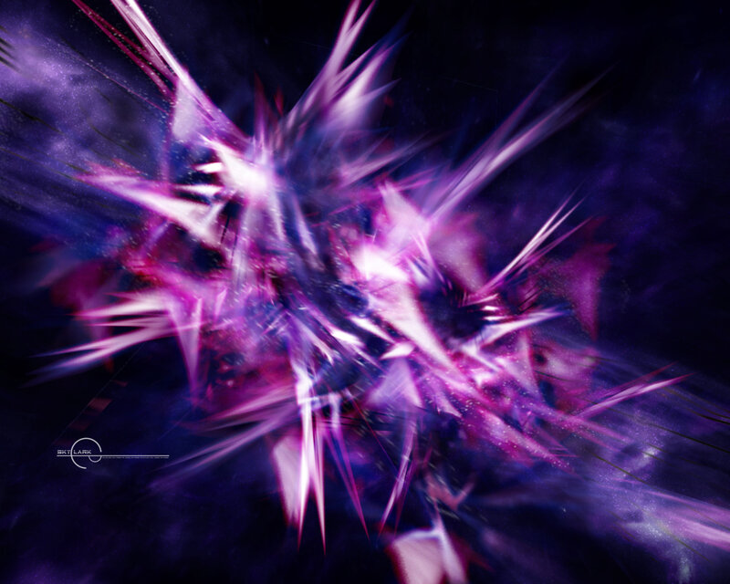 purple energy burst