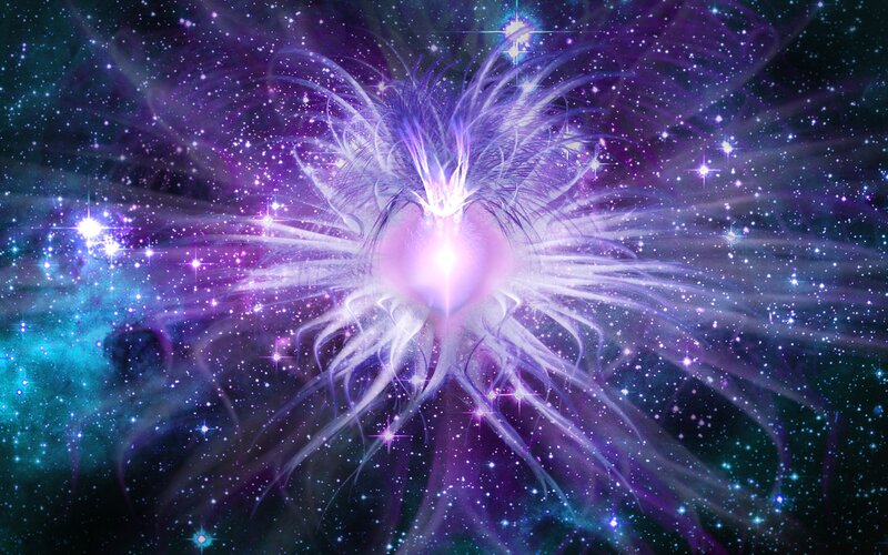 Purple Energy Burst — Cosmic