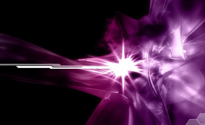Purple Energy Burst — Dramatic