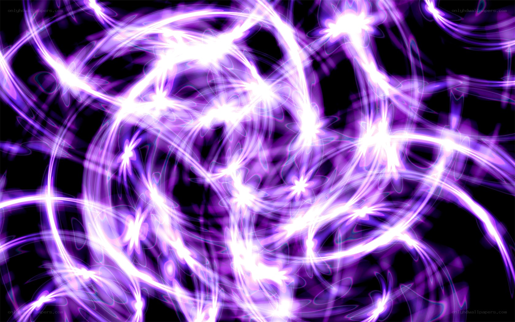 purple energy light trails
