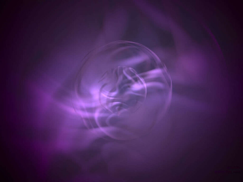 purple energy sphere