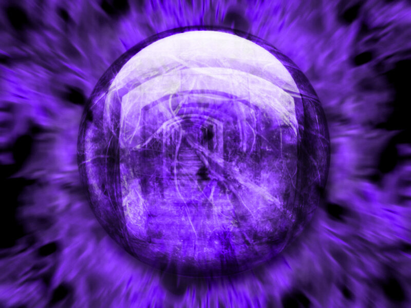 Purple Energy Sphere — Mystical