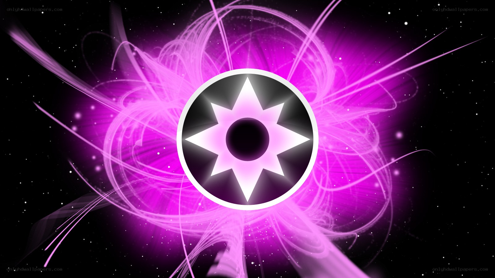 purple energy star symbol