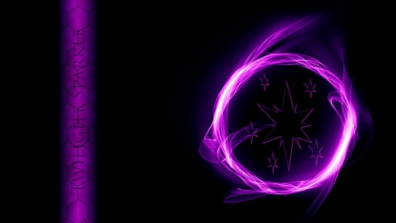 Purple Energy Swirl — Mystical, Night