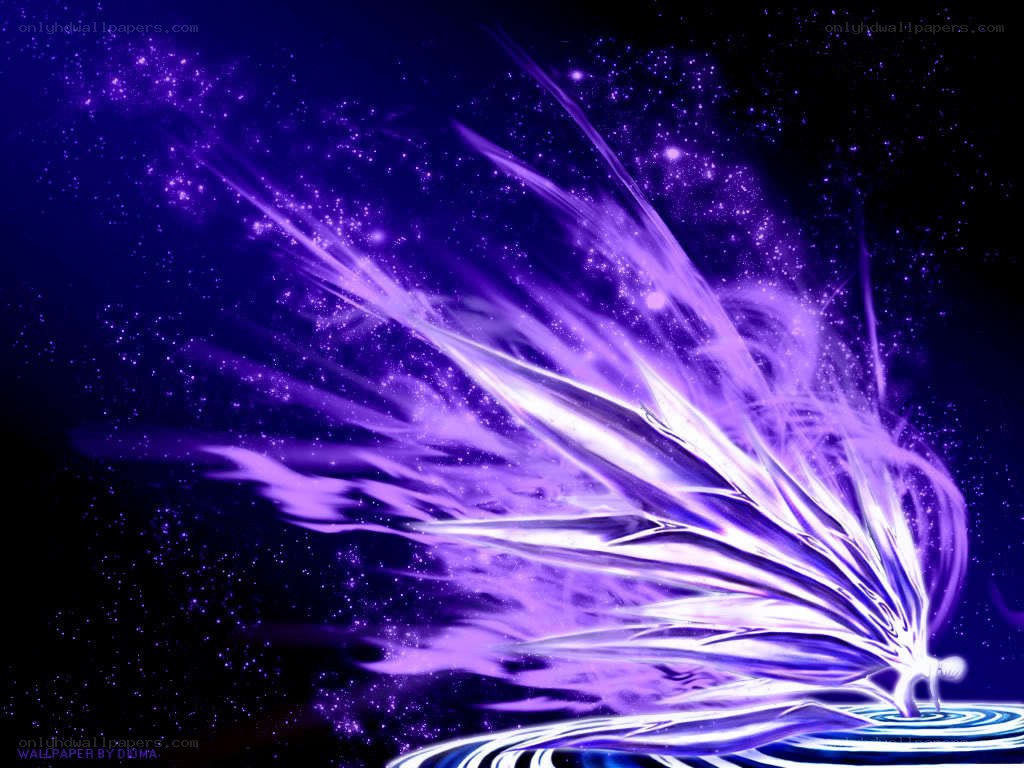 purple energy wings