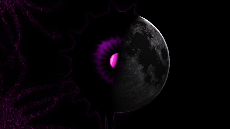 purple eye moon