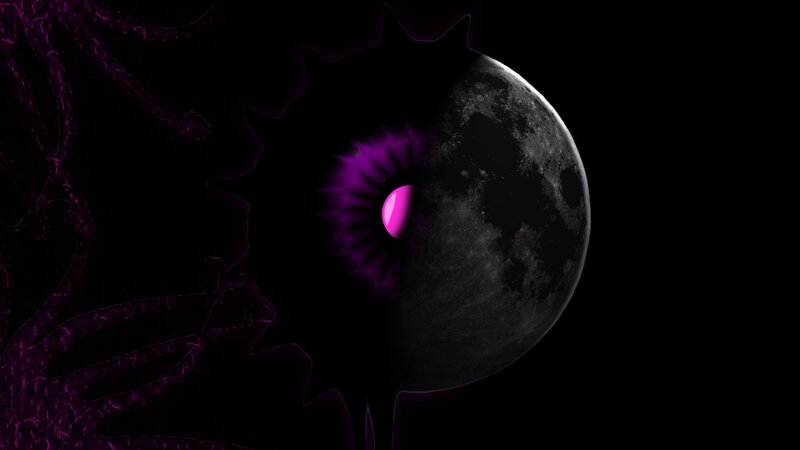 purple eye moon