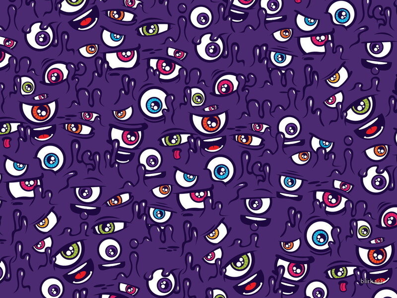 purple eyes pattern