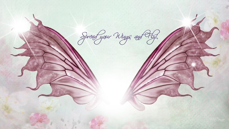 Purple Fairy Wings