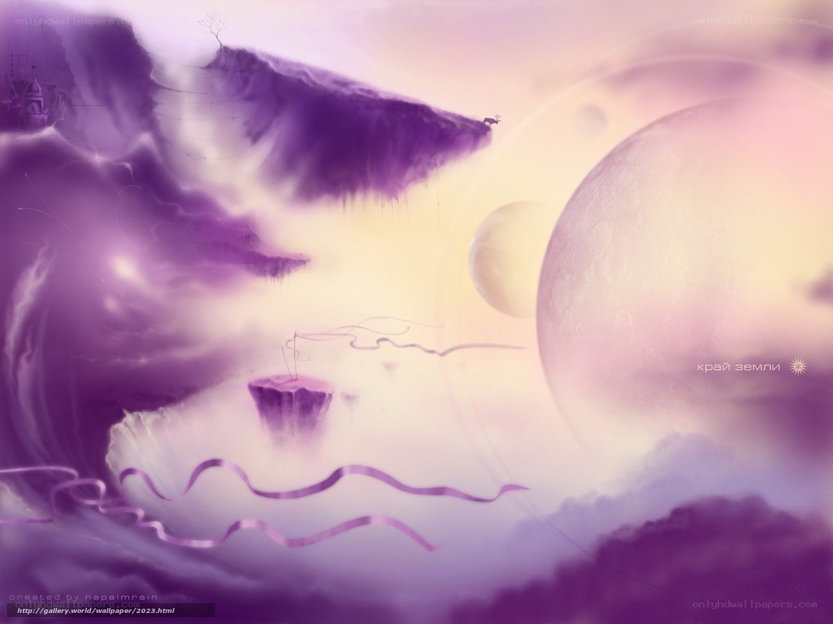 Purple Fantasy Landscape