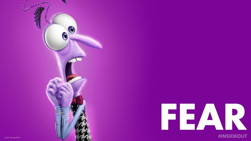 Purple Fear Character — Dramatic
