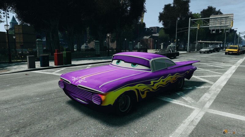 Purple Flame Car — Calm
