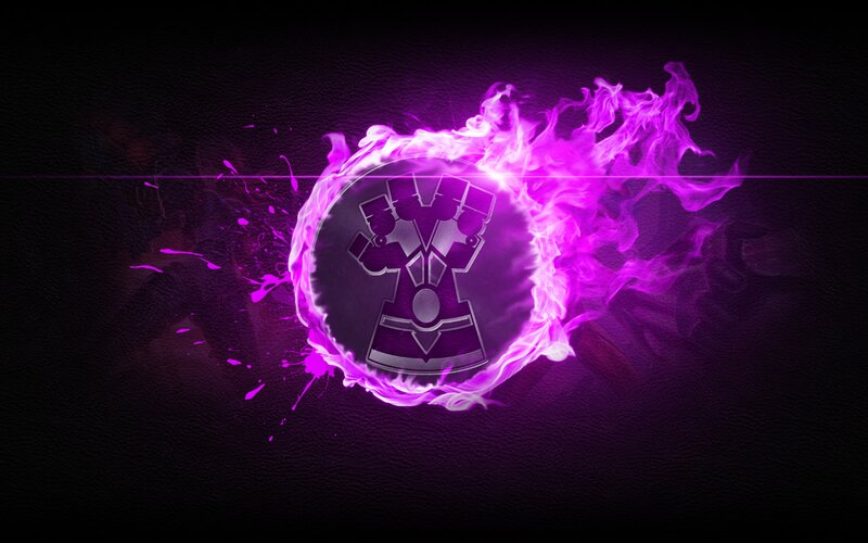 Purple Flame Circle
