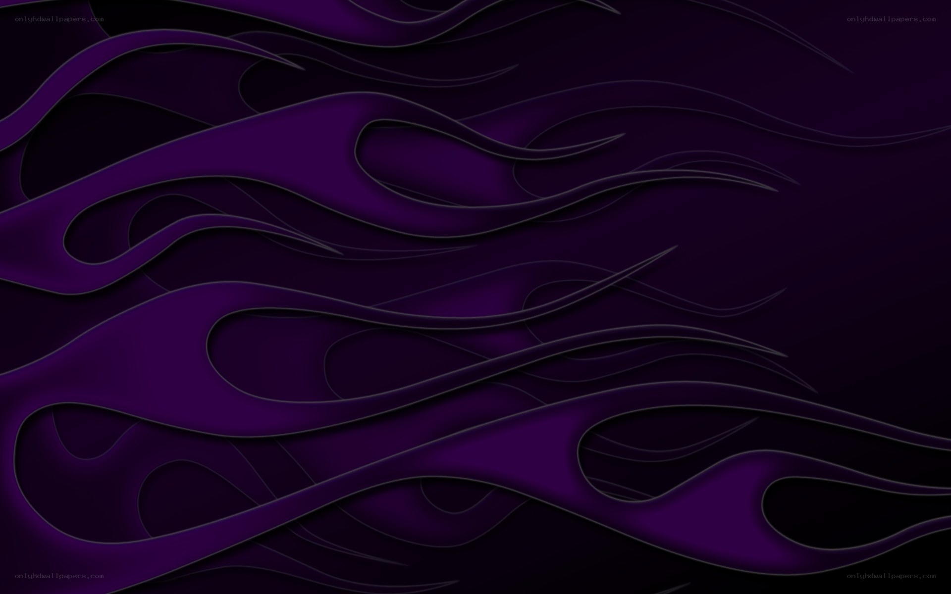 purple flame design