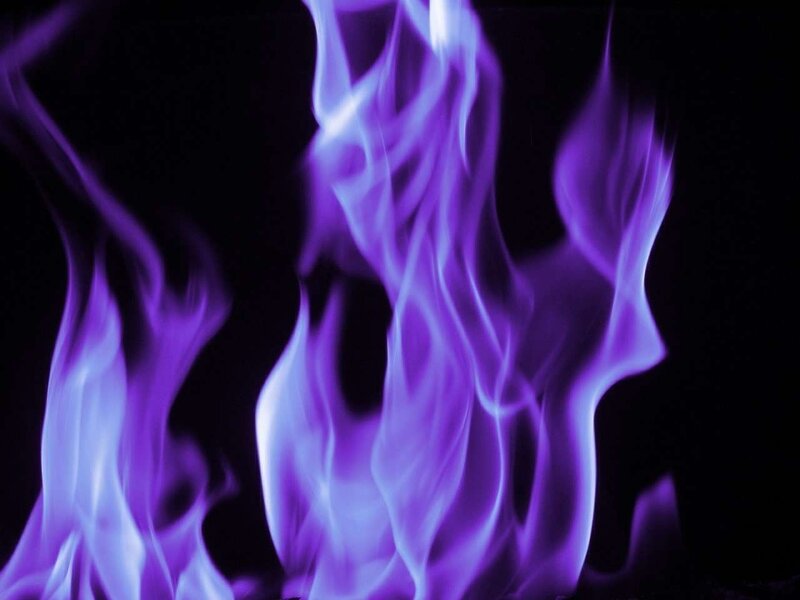 Purple Flames — Dramatic