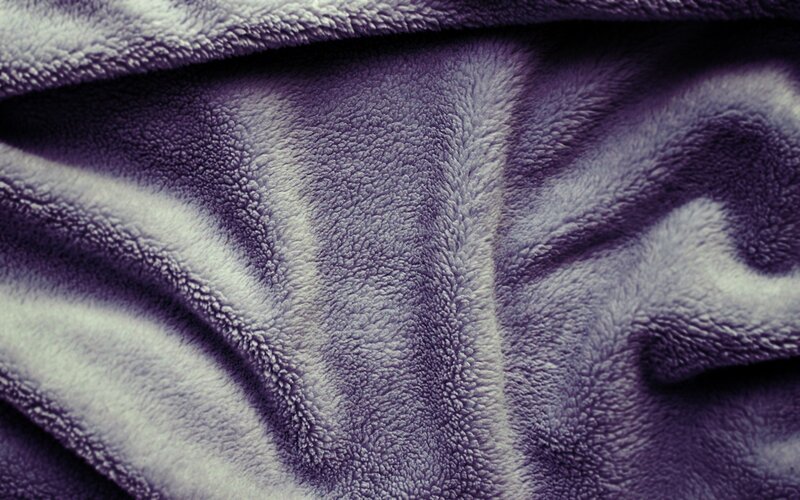 purple fleece blanket texture