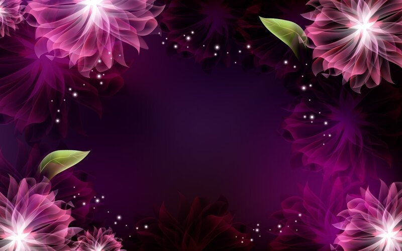 purple floral abstract background