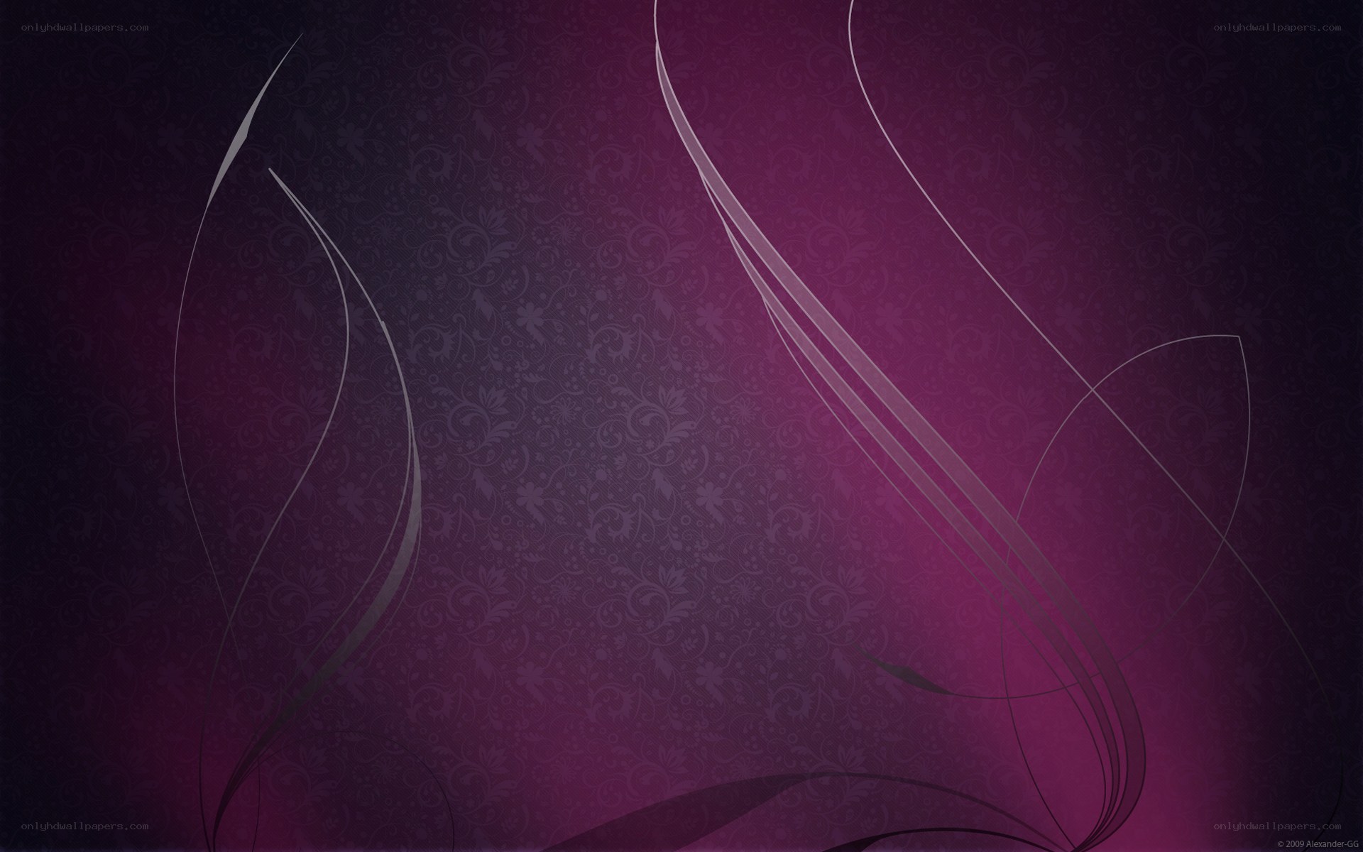 purple floral abstract background