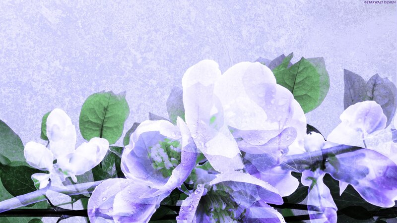purple floral abstract design