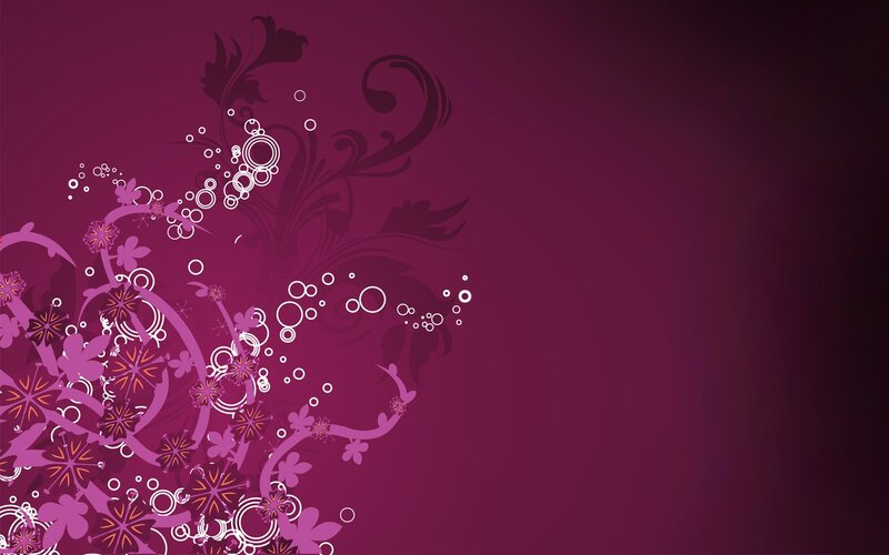 purple floral abstract design