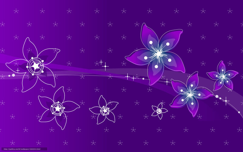 purple floral abstract design
