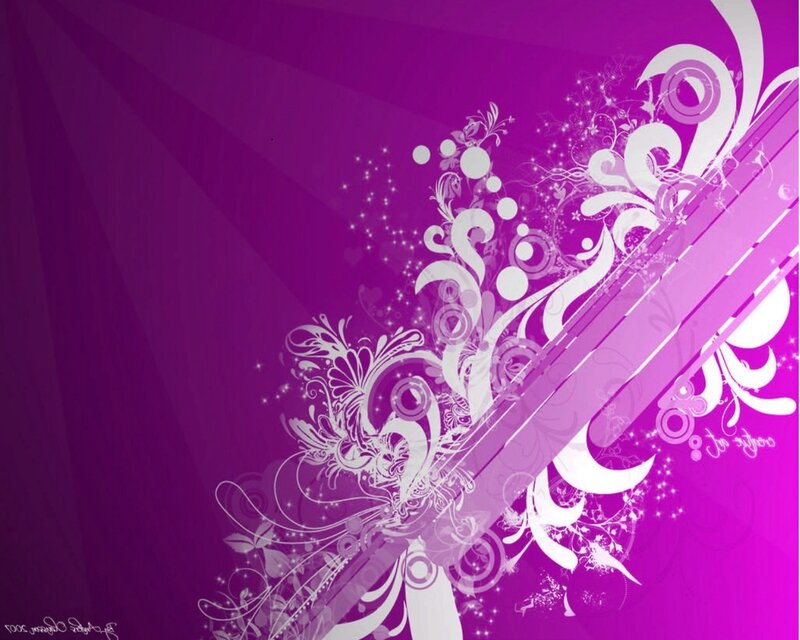 purple floral abstract design